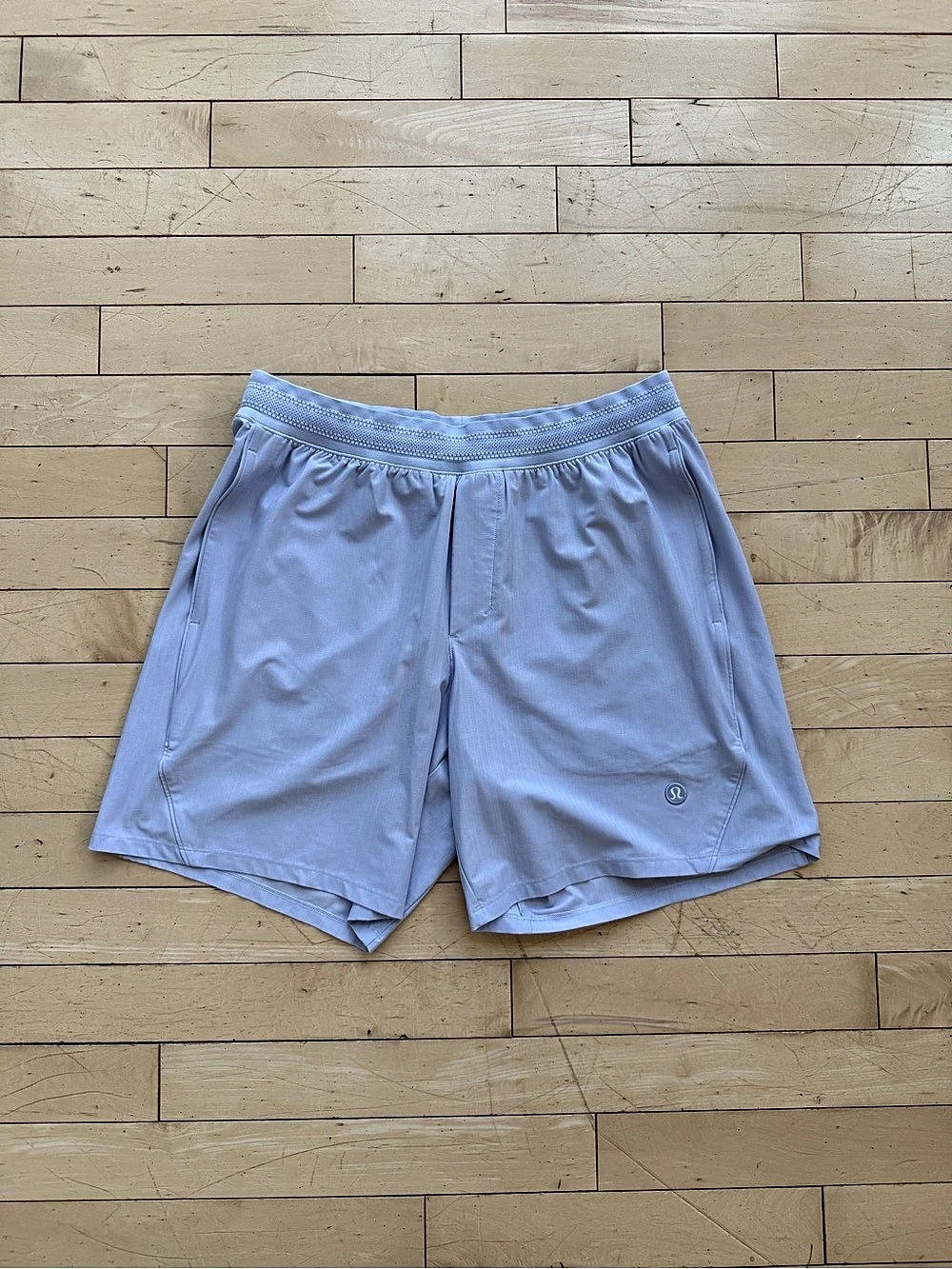 Lululemon Men's Athletic Tennis Shorts 7” (Light Blue - Large)